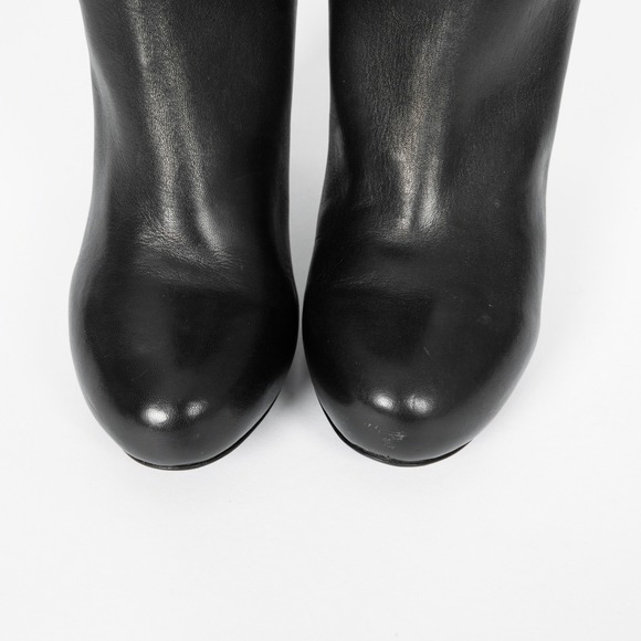See By Chloe Black Leather Knee High Heeled Boots Womens Size 40.5 EU  10.5 US - Picture 8 of 14